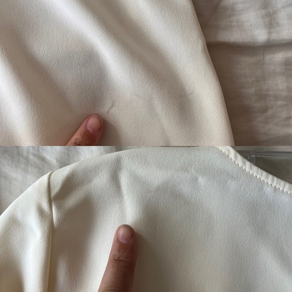 NWT ZARA Cream Knot Front Midi Dress with Polka Dot Belt XS Blogger Fav - Picture 16 of 16